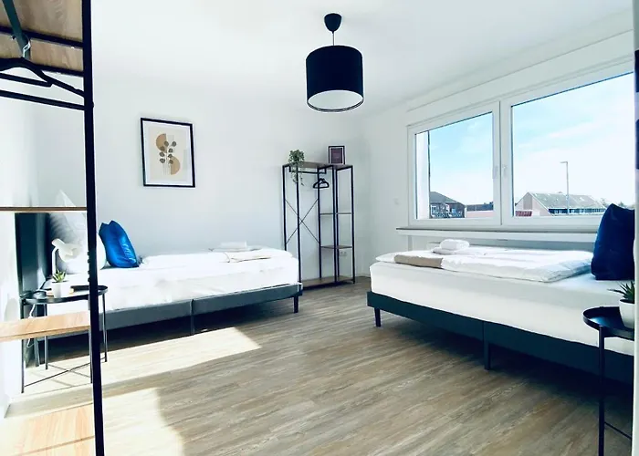 公寓 Komfortable Xxl Teamsuite Mit 1,20 Betten 杜伊斯堡